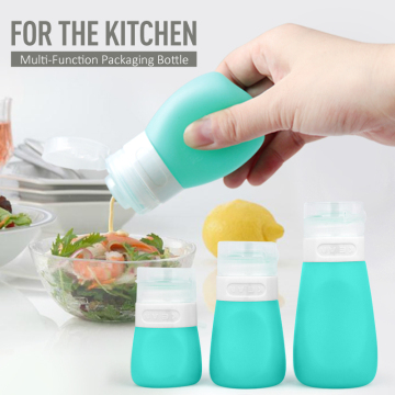 Silicone Mini Squeezable Condiment Bottle