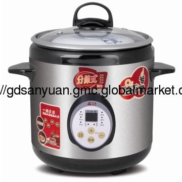 Electrical White Ceramic Stew Cooker