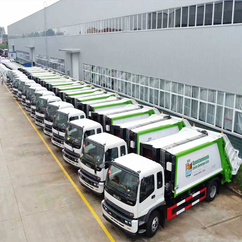Camión de basura del compactador de Isuzu (3) ISUZU Compactor Garbage Truck (3)
