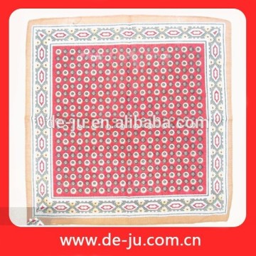 Cotton Embroidered Printing Gift Packing Handkerchief