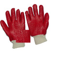 Guanti da cura a mano in PVC rosso