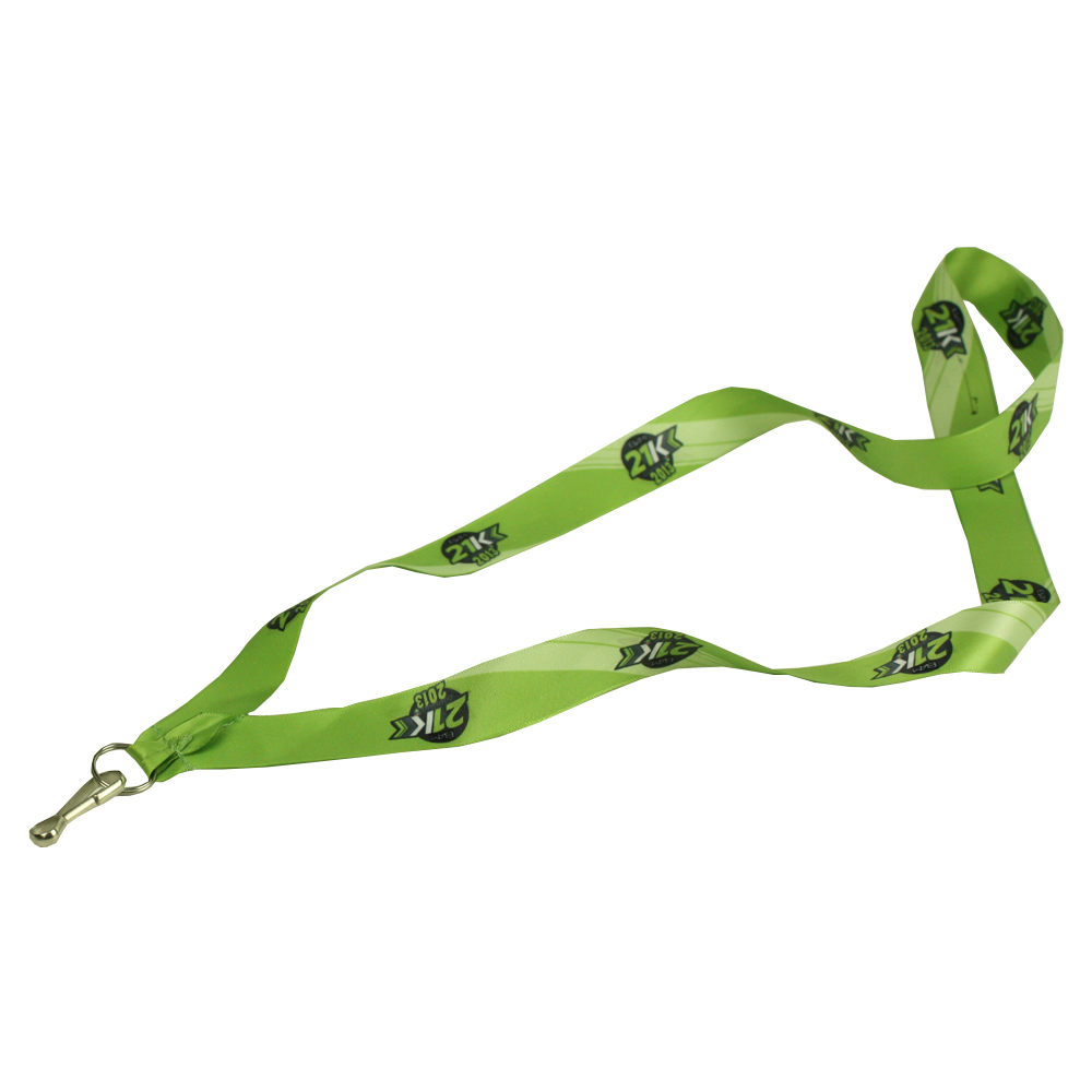 Recycling lanyard with Metal ID card Holder