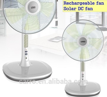 12V 16 inch emergency battery rechargeable stand fan