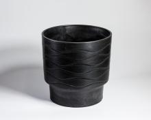 Handcrafted Decorative Basin with Intricate Carving