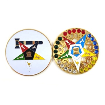 Wholesale 3\" Masonic OES Car Emblem: Order of the Eastern Star Auto Badge