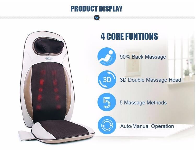 Shiatsu and Tapping Massage Cushion With Heat (1)