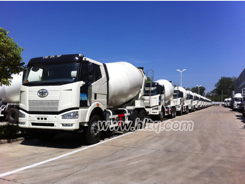 cement transport truck