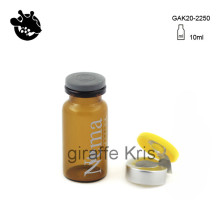 10ml Antibiotic Glass Bottle with Butyl Bubber Stopper Tear off Cap