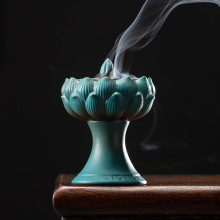 Retro Lotus Incense Burners - Dragon Incense Holder for Sandalwood and Ceramics