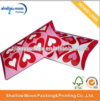 wholesale custom design pillow boxes custom print