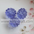 Perles de baie de cristal d&#39;imitation de couleur bleue de 12x14MM pour le bracelet de bricolage