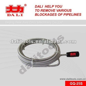 Manual Sink drain snake cleaning tools