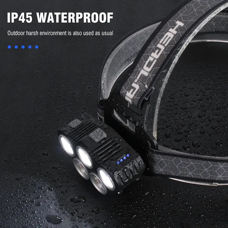 Ultra Bright LED Five Headlamp for Outdoor Adventures