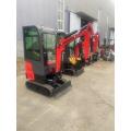 Mini -Bagger OCE10 1TON mit geschlossener Kabine