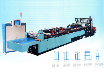 Three side sealing bag making machine