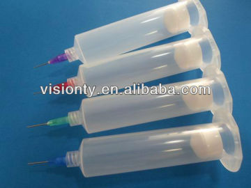 high preision US type dispensing barrel,4 component part adhensive syring barrel