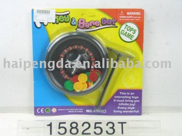 gambling game toy , plastic game toy,gambling play set,turntable
