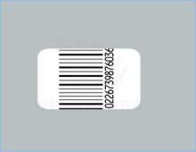 Cosmetics Store Anti-Theft Barcode Security Labels , RF 8.2