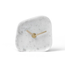 Wholesale White & Black Marble Personalized Living Room Wall Clocks