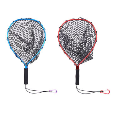 Aluminum Alloy Fly Fishing Net with Lanyard Rope for Trout
