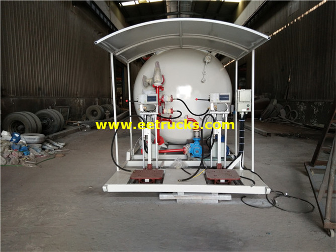 20000L 10ton Skid Mounted Propane Filling Stations