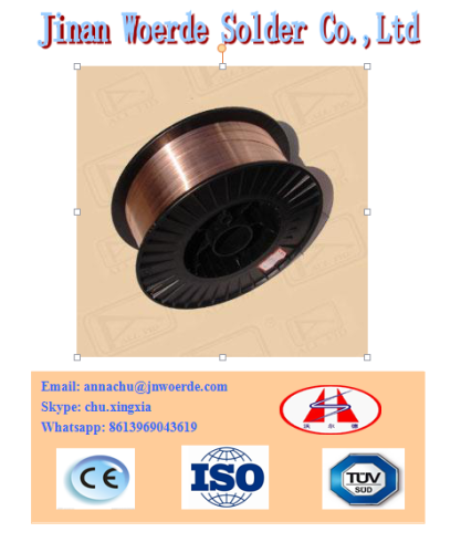 Er70s-6 Copper Coated Welding Wire/Bronze mig welding wire ER70S-6/gasless mig welding wire