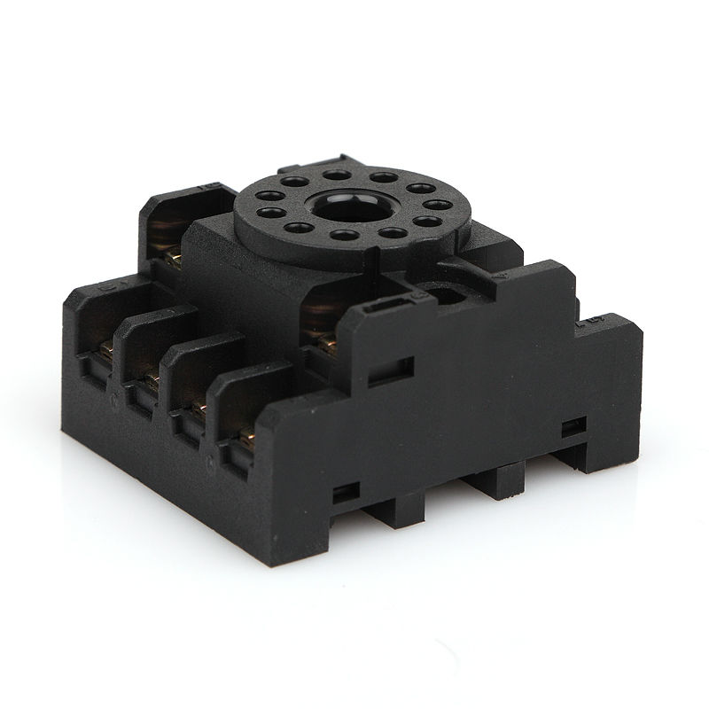 SAIPWELL 10F-3Z-C1(PF113A) Top Style Custom Electrical 11 Pin Relay Socket Plastic Relay Socket