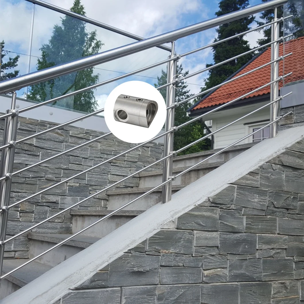 Stainless Steel Stair Railing Design Wire Rope Handrail Fitting