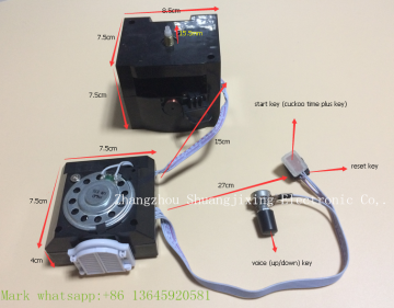 color customized cuckoo clock movements cuocuo mechanisms