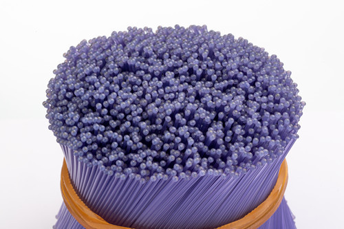 Filamento de nylon de punta de bola de pelota púrpura para cepillo para el cabello