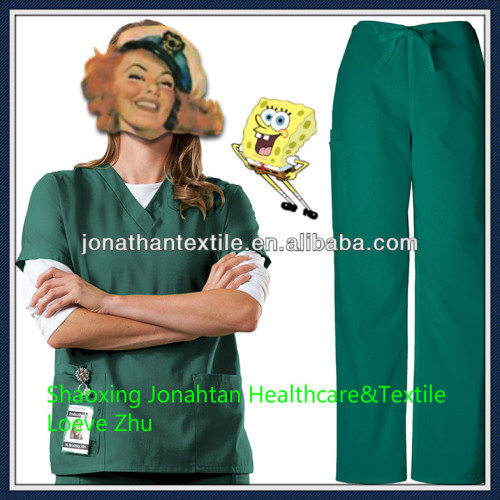 OEM hospital scrub uniform; Unusex Medical Scrub Suit Design