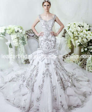 Crystals Wedding Dress Ball Gown Bridal Wedding Gown LD11534