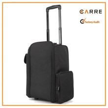 High Quality Nylon Professional wheel rolling makeup cosmetic bag trolley
