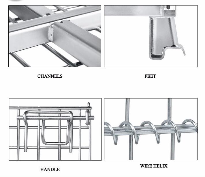 Stackable Steel Pallet Cage