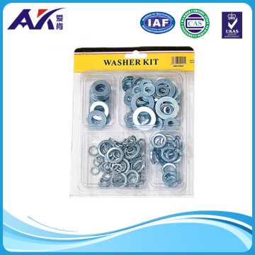 Assorted Metal Flat Washer and Spring Washer Kit
