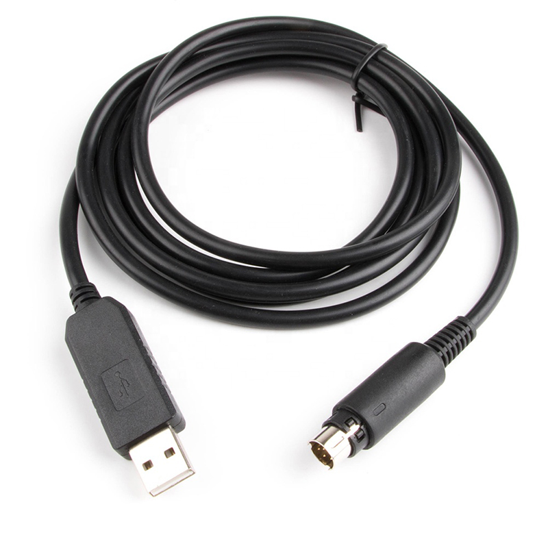 Win7/8/10/XP Linux 3,3 В 5 В FTDI FT232RL USB в мини -дин 8PIN Serial Adapter Cable для компьютера