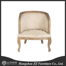 European style round back restoring ancient fabric round back sofa