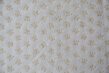 100% Polyester Plastic Dots Dog Footprints Fabric