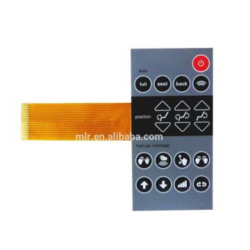 China Membrane Switch 3M Adhesive flat type membrane switch