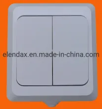 Surface Mounted Wall Two Gang Switch (S5002)