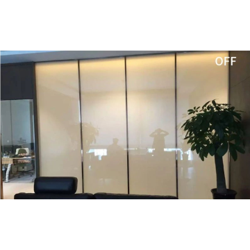 Switchable smart film for privacy glass