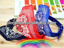 Small Dog Print Scarf Adjustable Pet Dog Scarf Wholesale Dog Scarf Bandana