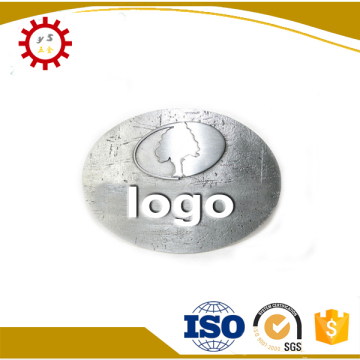 China manufacturer make metal logo tag