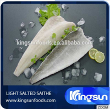 Light Salted Frozen Saithe Fish