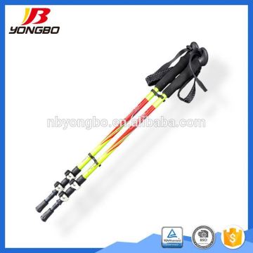 6061Aluminum Outdoor Alpenstock Trekking Pole telescopic pole locking mechanisms