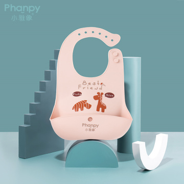 Baby-Entwöhnungs-Lätzchen-Set mit Fänger Wasserdicht BPAFree