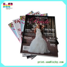 2016 Popluar Cheap full color Saddle stitch magazines printing