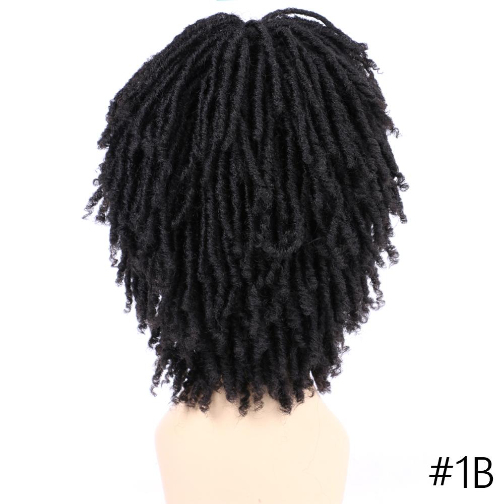 MYZYR private label  long hair crochet heat-resistant synthetic wig,multiple colourDirty braid , synthetic afro wig#T530