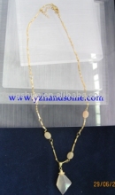 fashion gemstone necklace