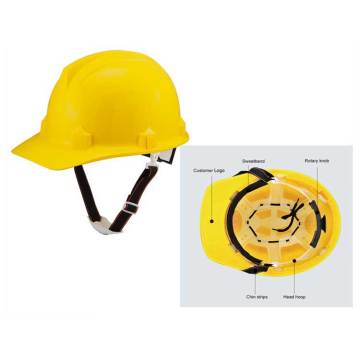 CE EN397 approved industrial PE material safety work helmet